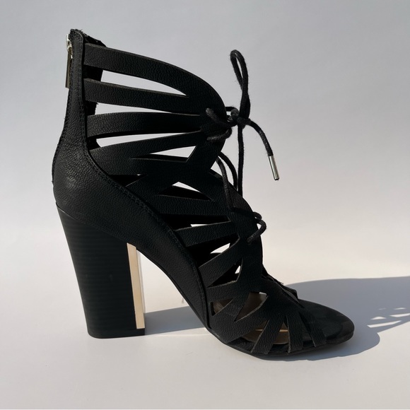 Call It Spring Lace Up Block Heels - Picture 3 of 8